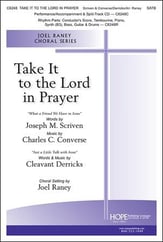 Take It to the Lord in Prayer SATB choral sheet music cover